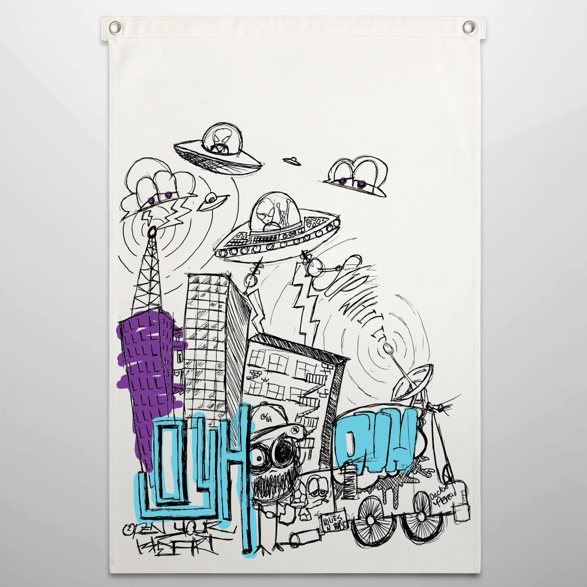 Bread Truck, OYH Canvas Flags