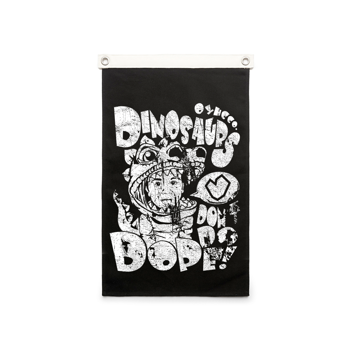 Dino's Don't Do Dope, OYH Canvas Flags