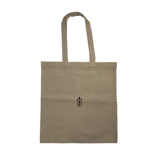 East cream cotton tote
