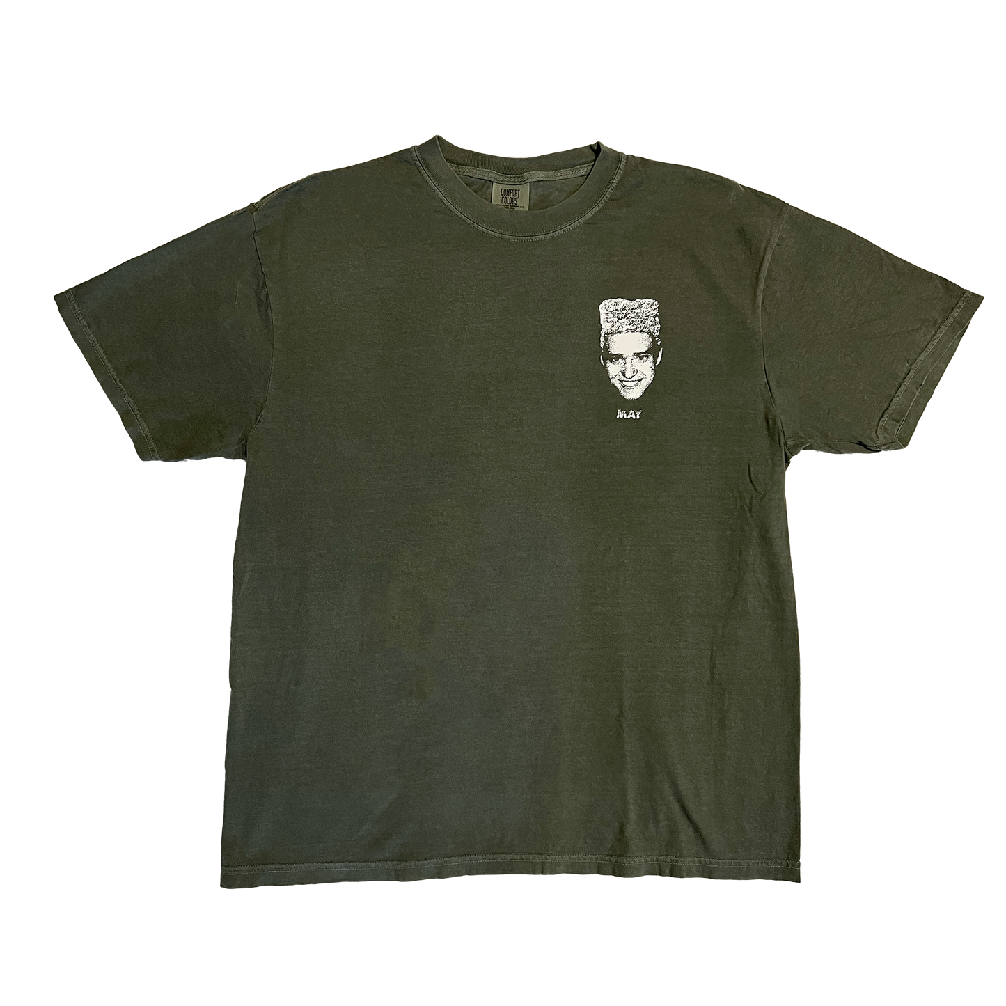 MAY, Comfort Colors Moss Tee