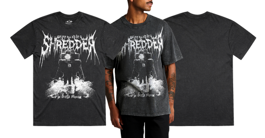 SHREDDER Heavy Tee — Stone Washed, Heavy Faded & Solid Heavy Options