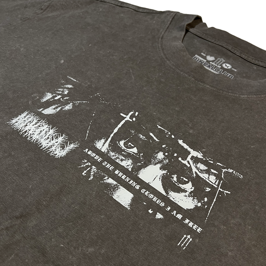 Above, Grey Stone Washed Heavy Tee