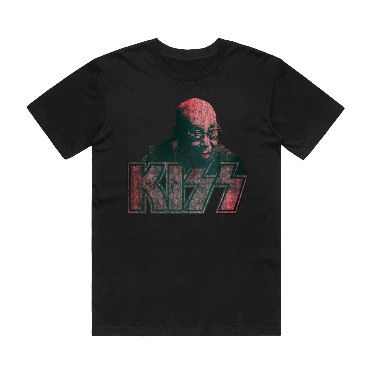 KISSES PLEASE, Black Tee