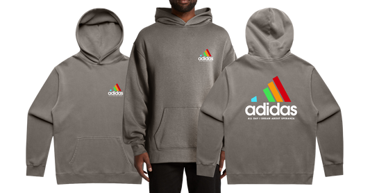 ALL DAY Relaxed Hooded Sweatshirt — Faded Grey & Solid Black Options