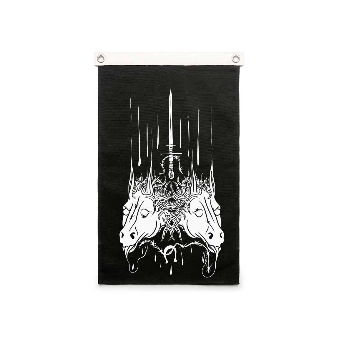 Horsemen, Saint Nikolaj Canvas Flags