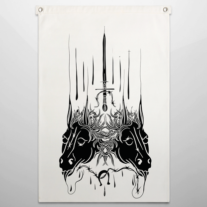 Horsemen, Saint Nikolaj Canvas Flags