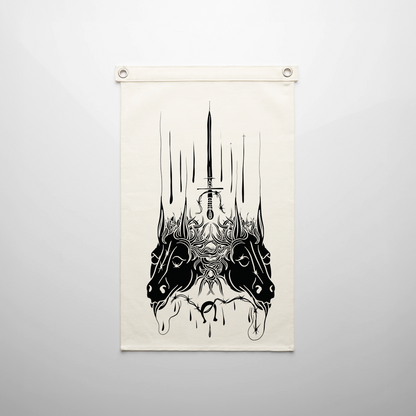 Horsemen, Saint Nikolaj Canvas Flags