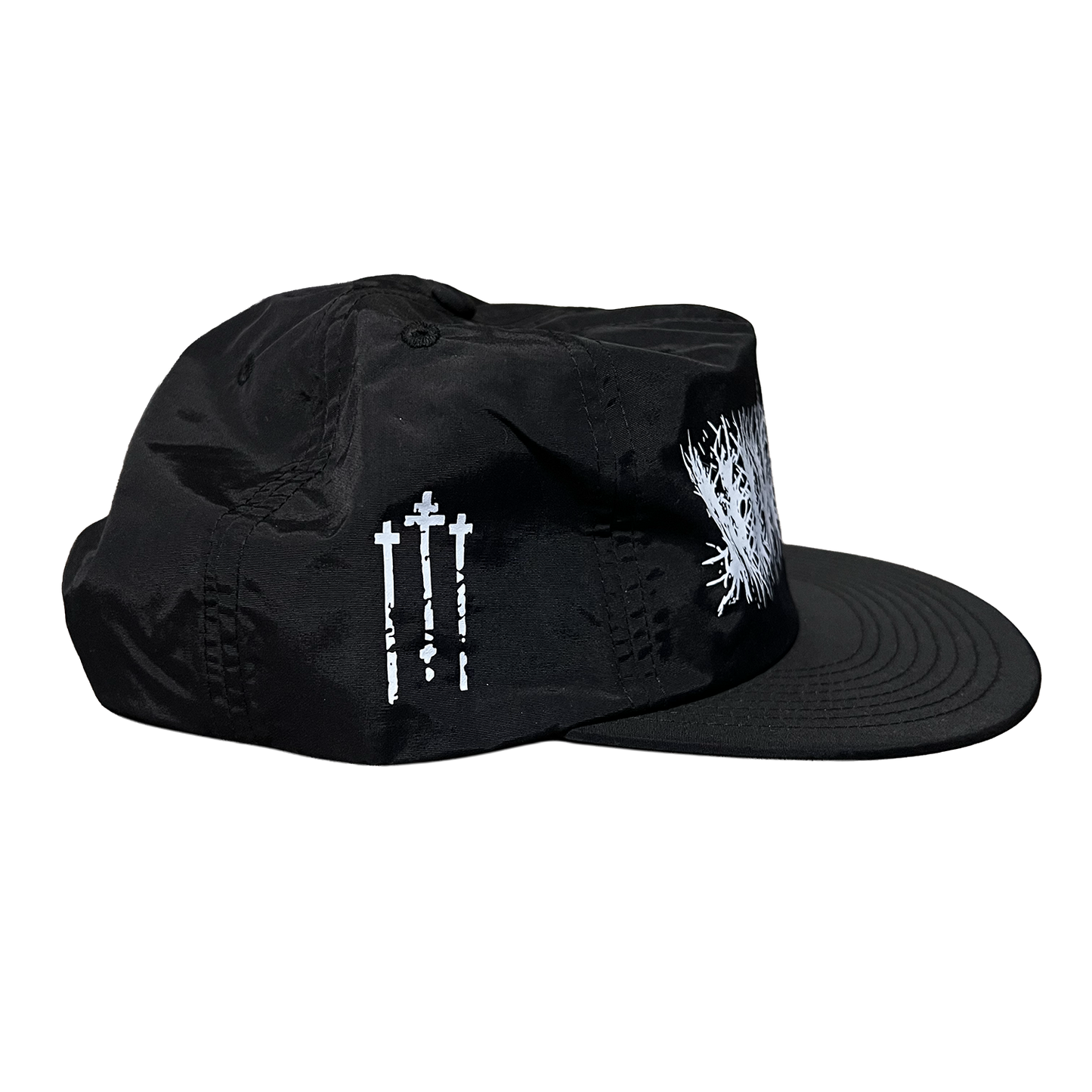 Above, surf nylon snapback