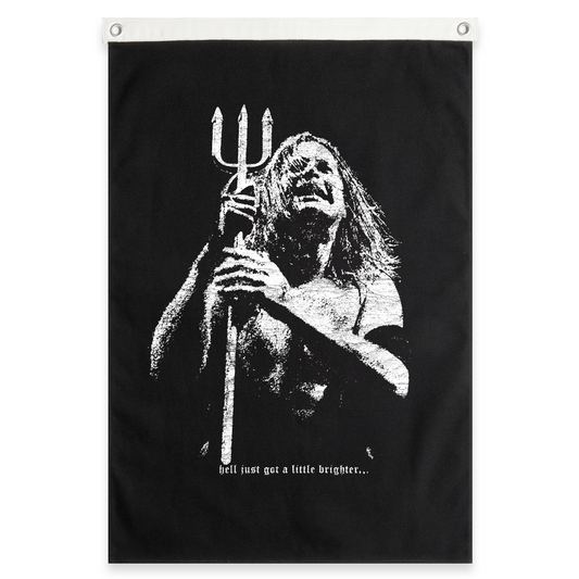 HELL Canvas Flag