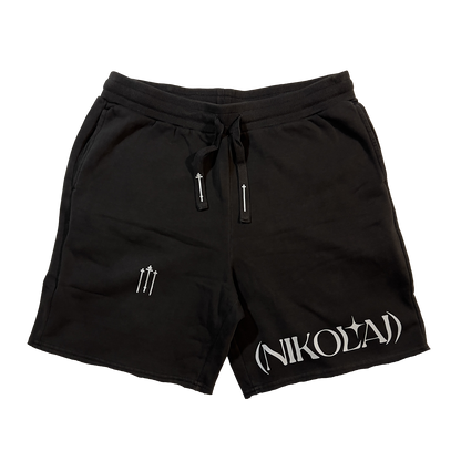 Nikolaj heavy sweatshorts, faded black