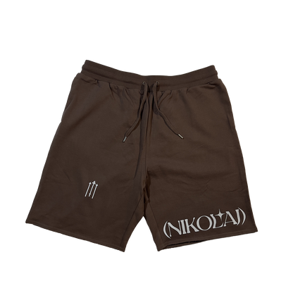 Nikolaj sweatshorts, walnut
