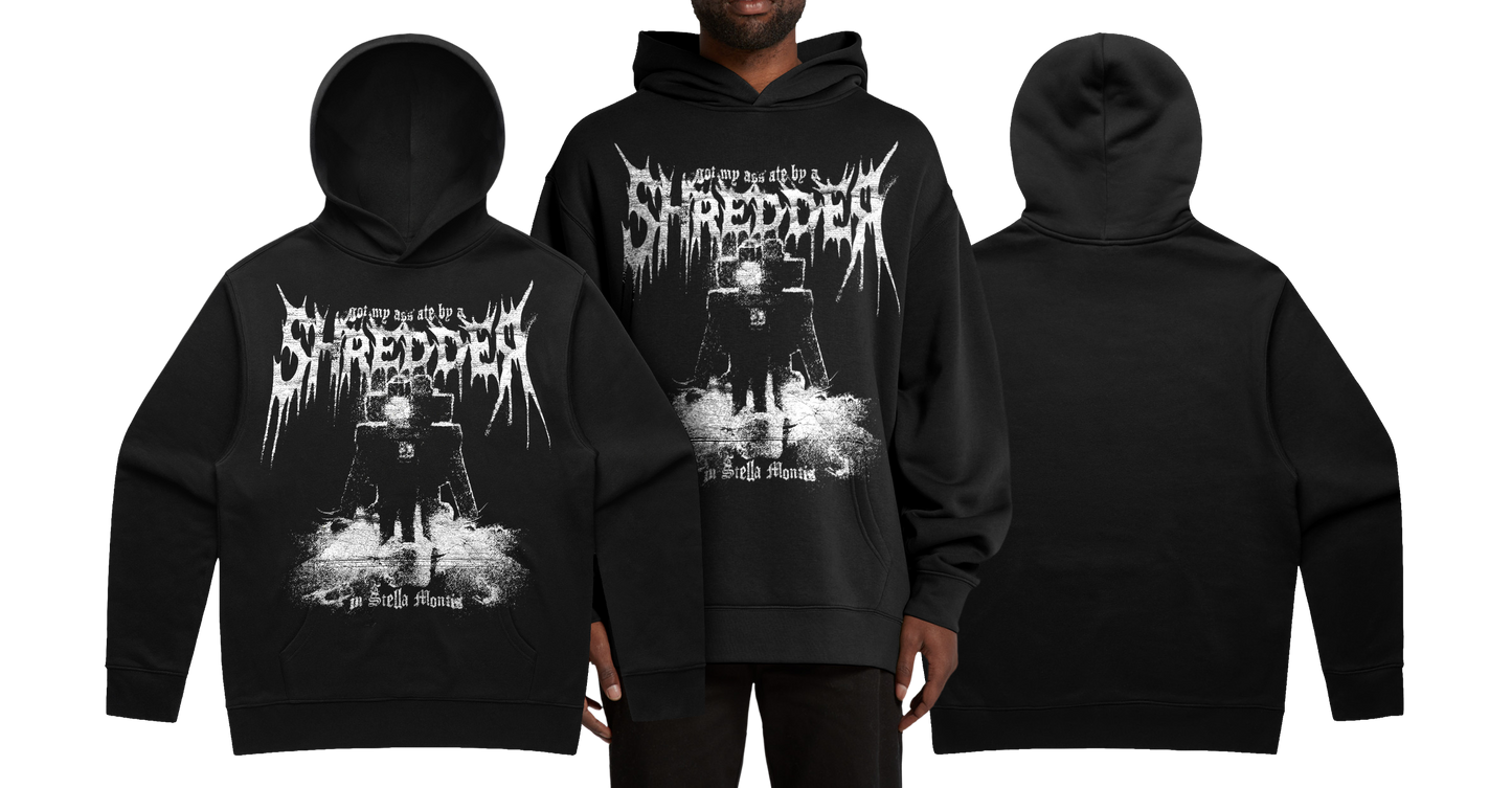 SHREDDER Relaxed Hooded Sweatshirt