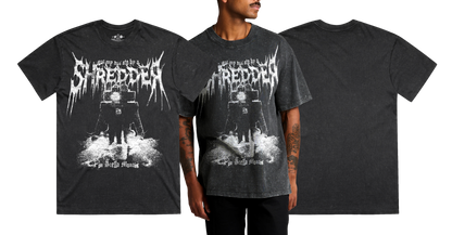 SHREDDER Heavy Tee — Stone Washed, Heavy Faded & Solid Heavy Options