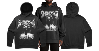SHREDDER Relaxed Hooded Sweatshirt