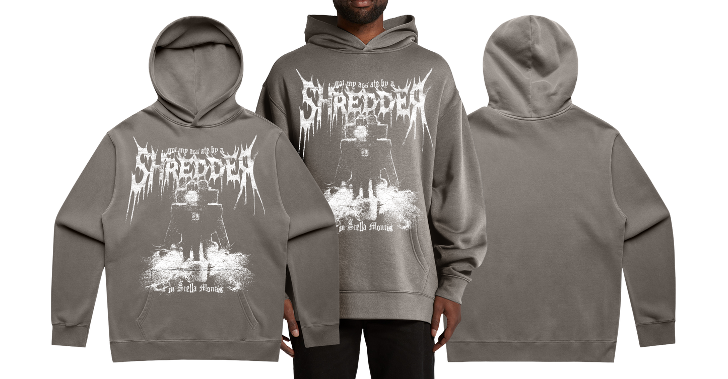 SHREDDER Relaxed Hooded Sweatshirt