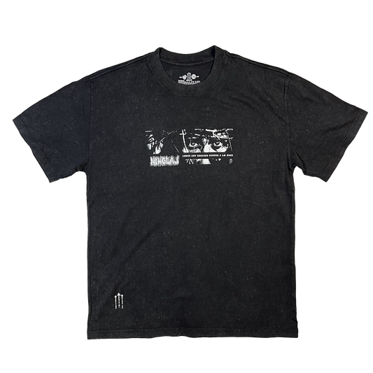 Above, Black Stone Washed Heavy Tee