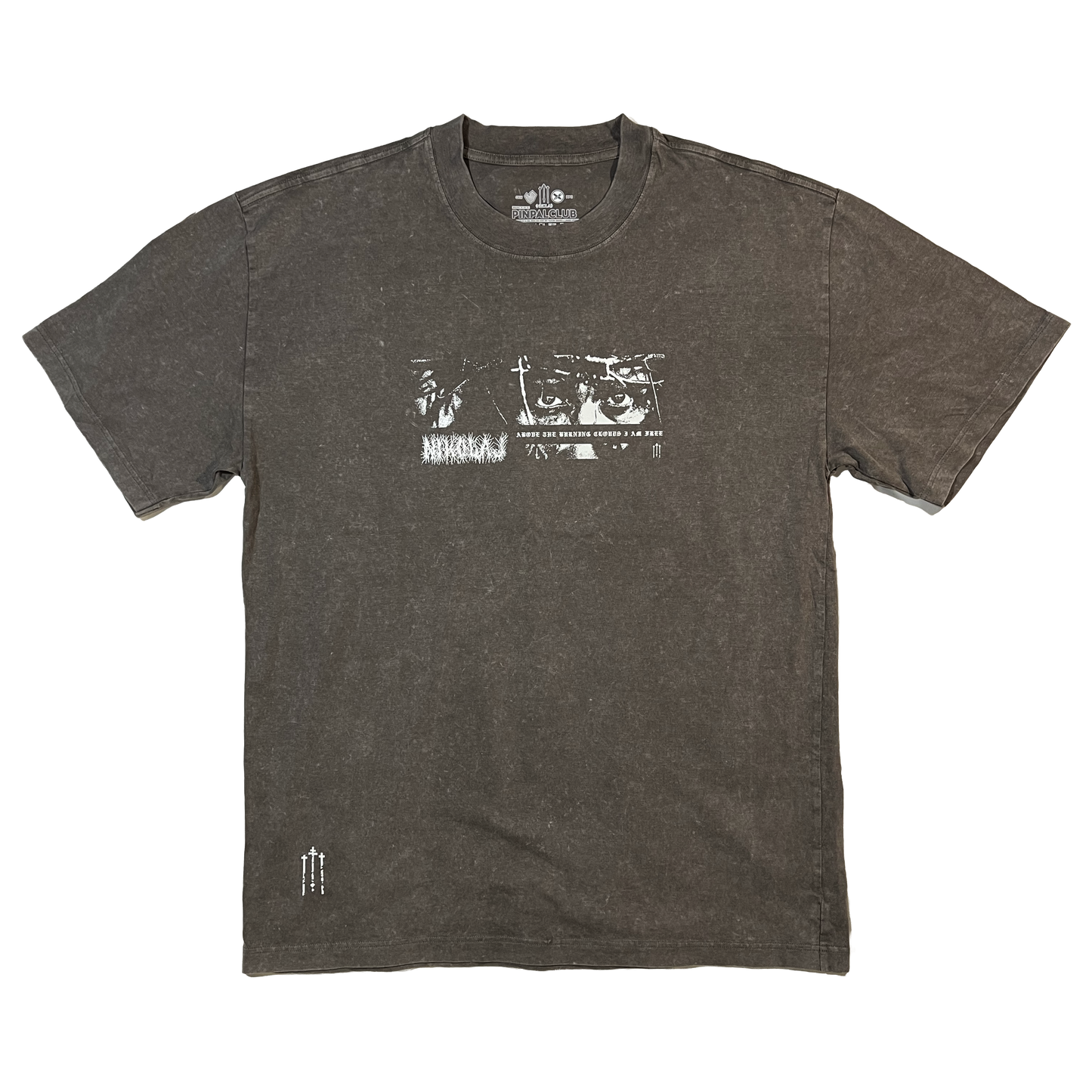 Above, Grey Stone Washed Heavy Tee L