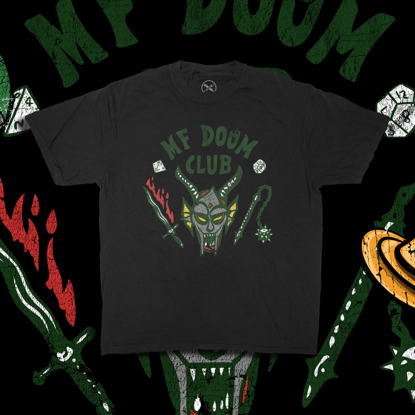 DOOM'd CLUB Black Tee