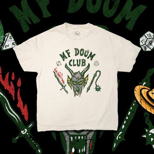 DOOM'd CLUB Ivory Tee